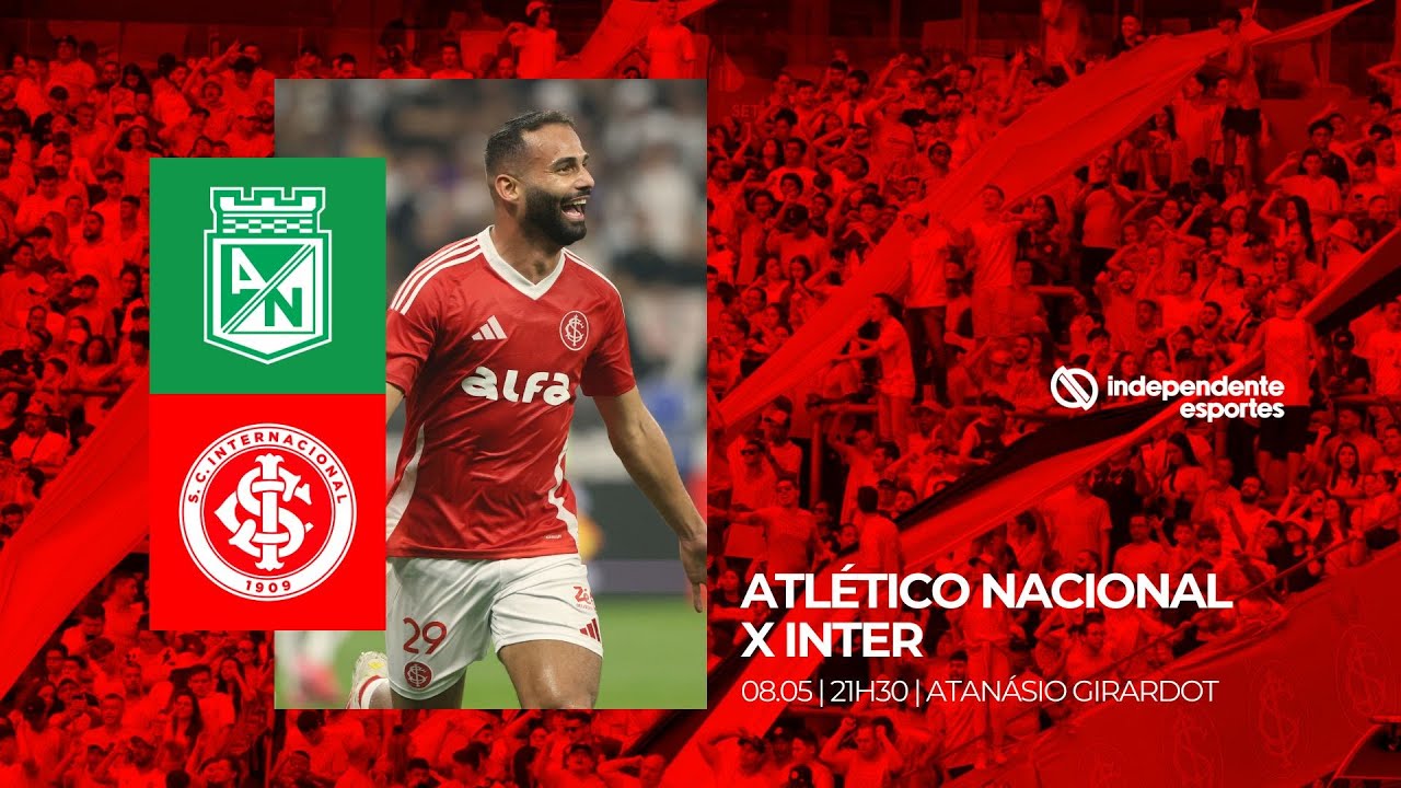 Atlético Nacional x Internacional: onde assistir ao vivo, horário e escalações